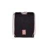 Albino and Preto B111 YBM black gi drawstring knapsack with AP Classic Uniform patch