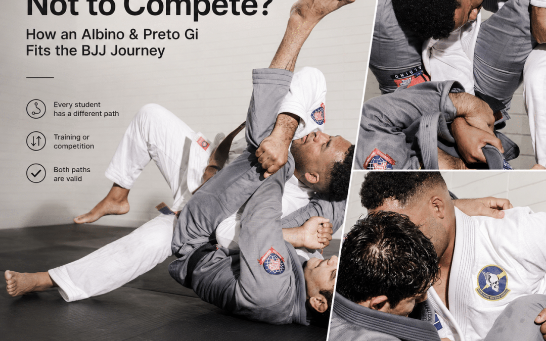 To Compete or Not to Compete? How an Albino & Preto Gi Fits the BJJ Journey