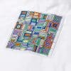 AP B108 kimono back patch close-up with multicolor stained glass artwork
